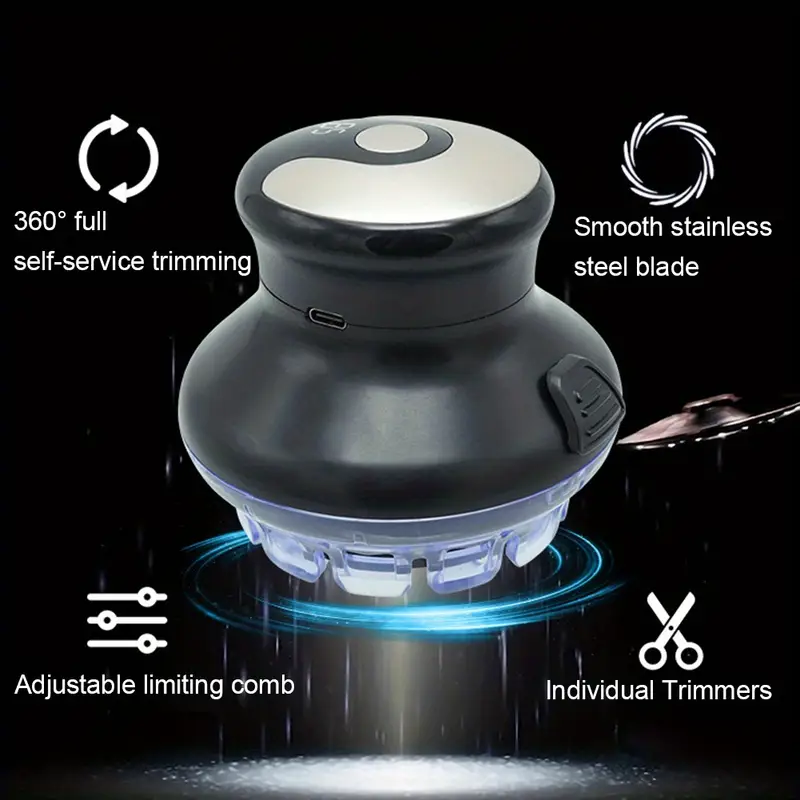 USB Rechargeable UFO-Shaped Cordless Hair Clippers