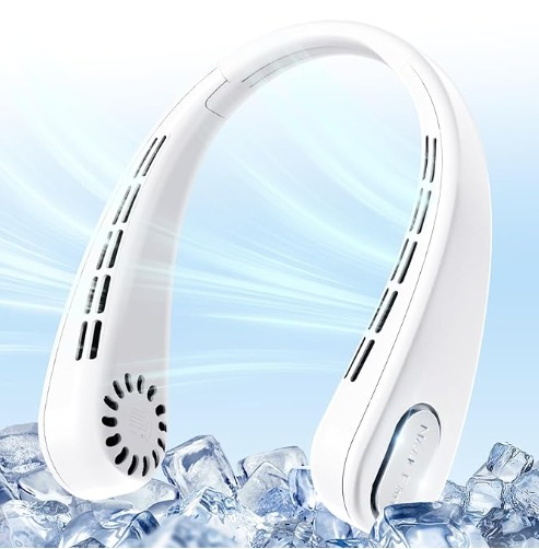 Portable USB Rechargeable Bladeless Neck Fan
